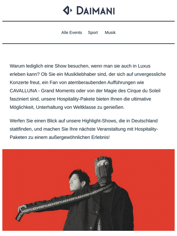 Steigern Sie Ihr Entertainment mit exklusiven Hospitality-Paketen 🪩