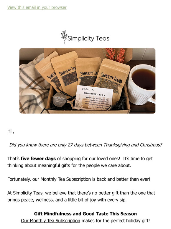 Rediscover the Joy of Tea This Holiday Season! ☕️