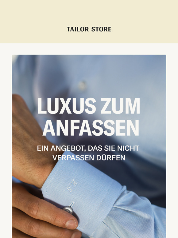 Sichern Sie sich drei Luxushemden zum Preis von zwei