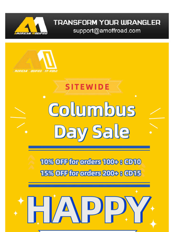 Columbus Day Sale Countdown 2 days Left