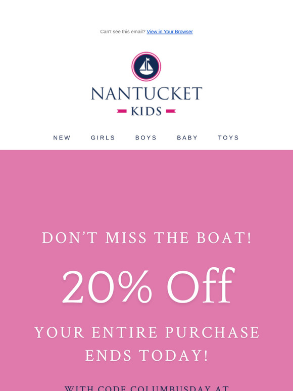 Don't Miss The Boat-This Offer Ends Today!
