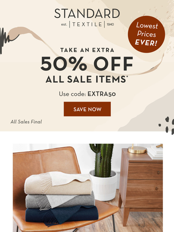 $50 Cashmere Throws - Yes, Please!