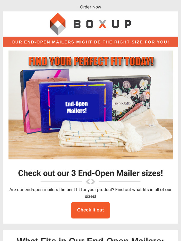 Is Our End-Open Mailer Your Perfect Fit?