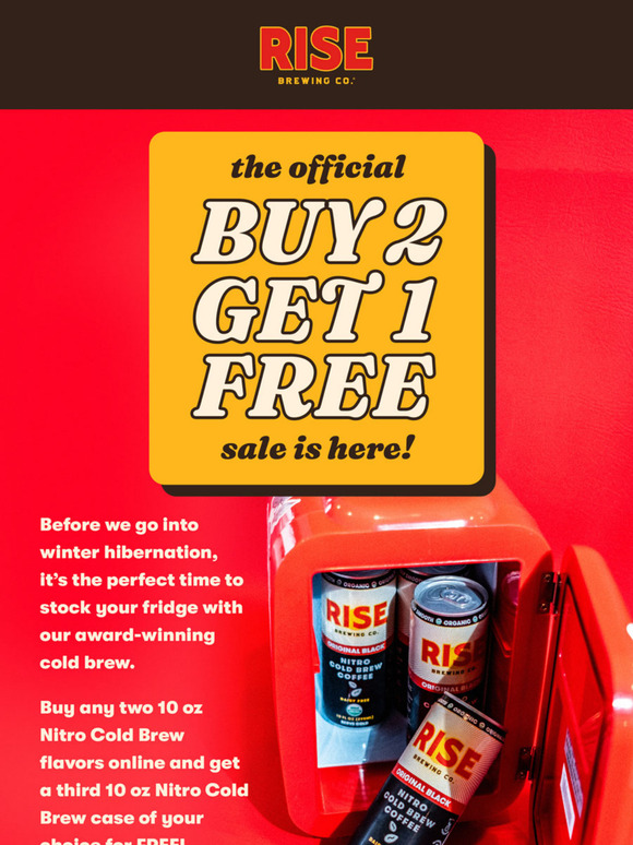 Don’t hibernate without shopping the Buy 2, Get 1 Free deal!