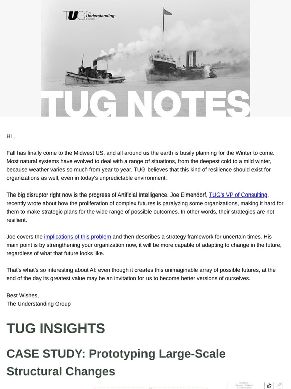 October TUG Notes - Preparing for an Uncertain AI Future