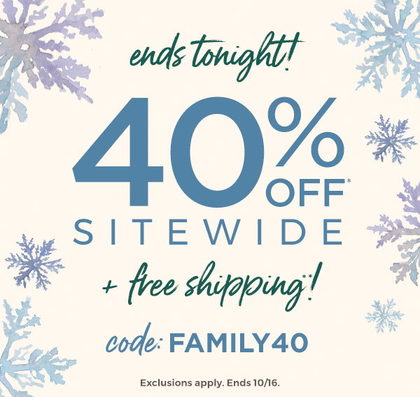 Friends & Family sale!