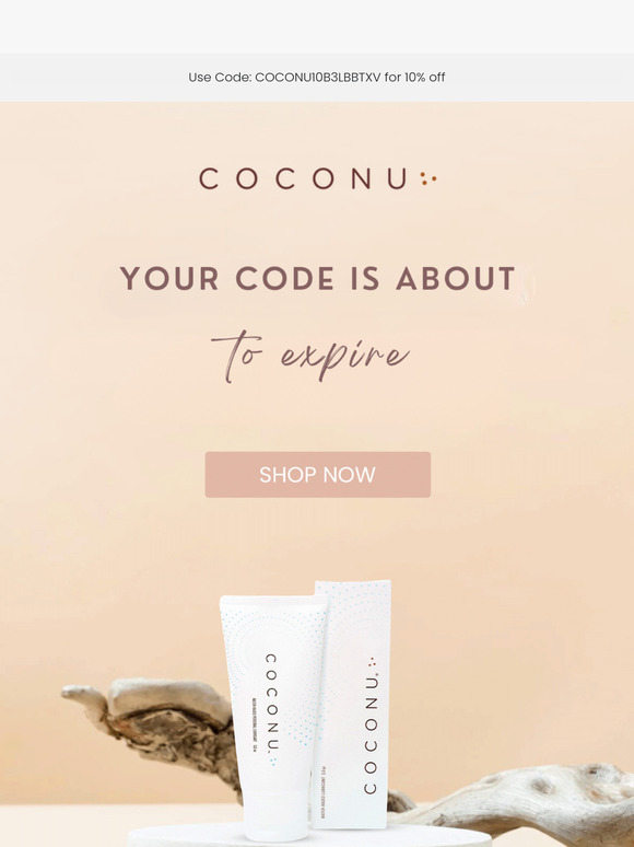 Oh No! Your 10% OFF code is about to expire