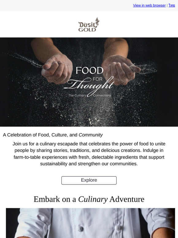 Explore culinary connections
