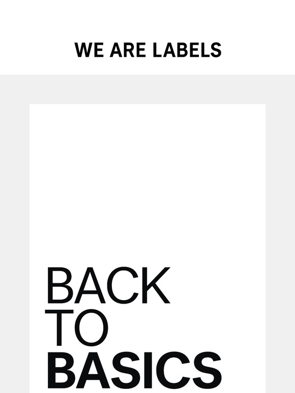 Back to Basics