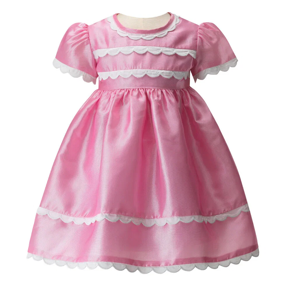 Eloise Taffeta Scalloped Dress and Bloomers
