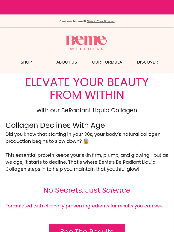 Elevate Your Beauty From Within, !