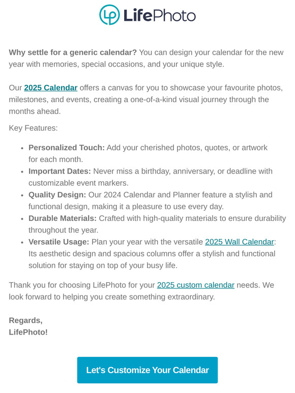Custom Calendars with Photos Awaits for You!