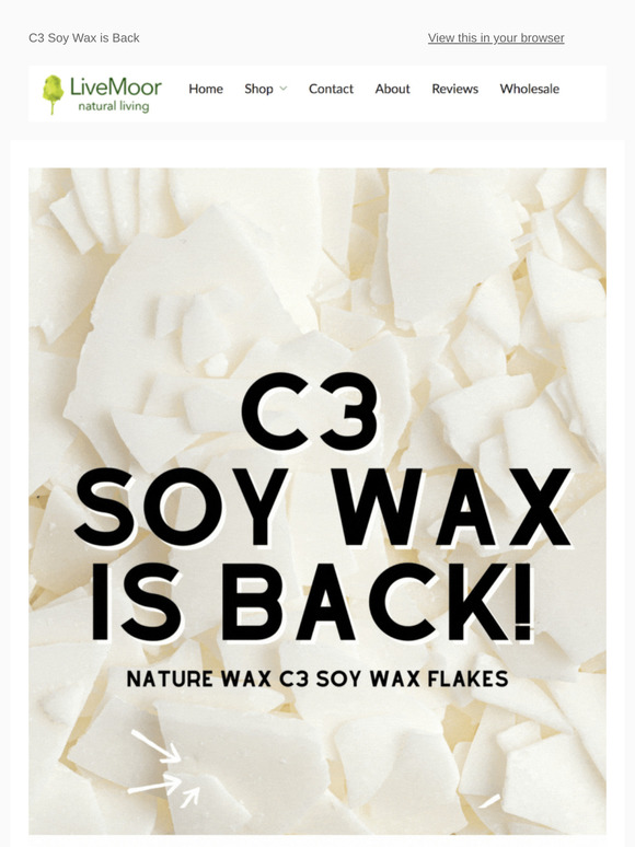C3 Wax is Back in Stock! 🥳