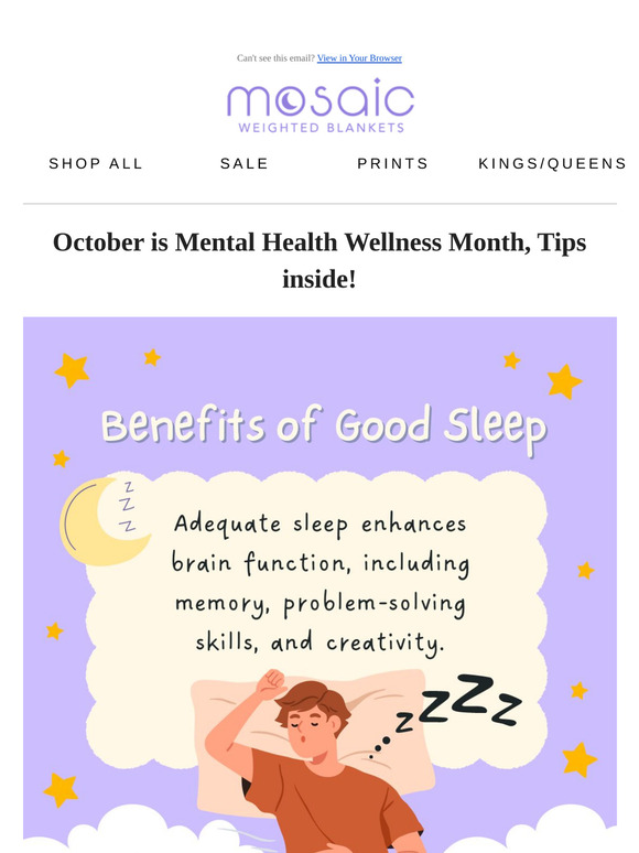 October is Mental Health Wellness Month!