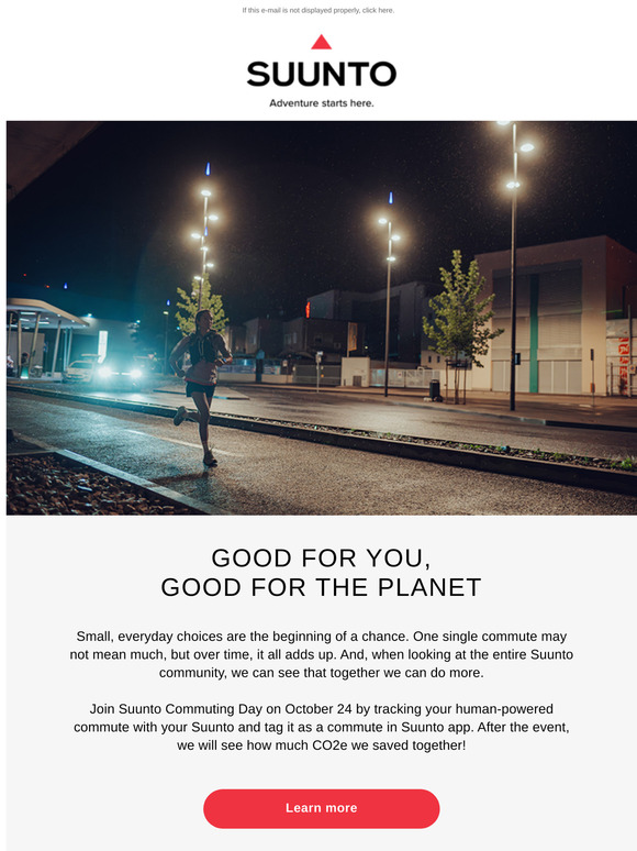 Join Suunto Commuting Day on October 24