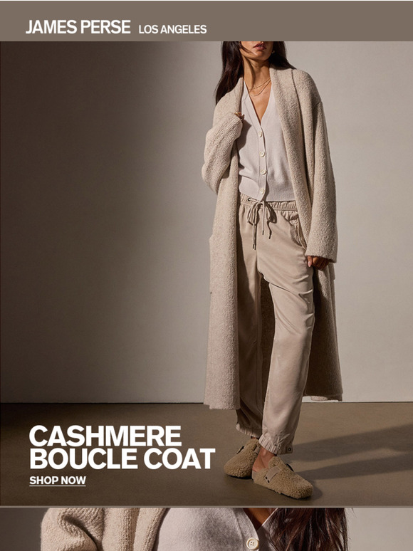 The Cashmere Boucle Coat