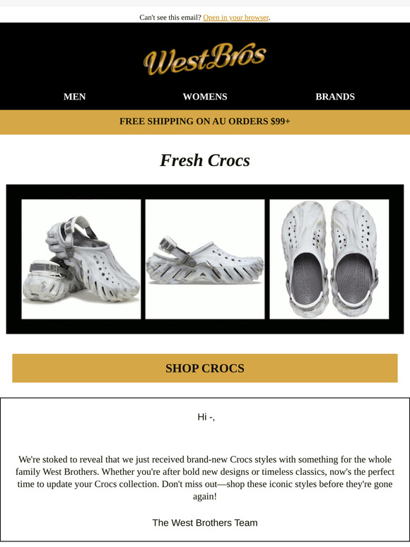 Fresh Crocs Styles Have Landed 🐊