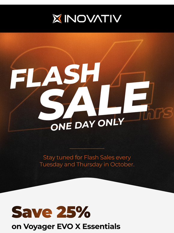 Flash Sale: 25% Off Voyager EVO X
