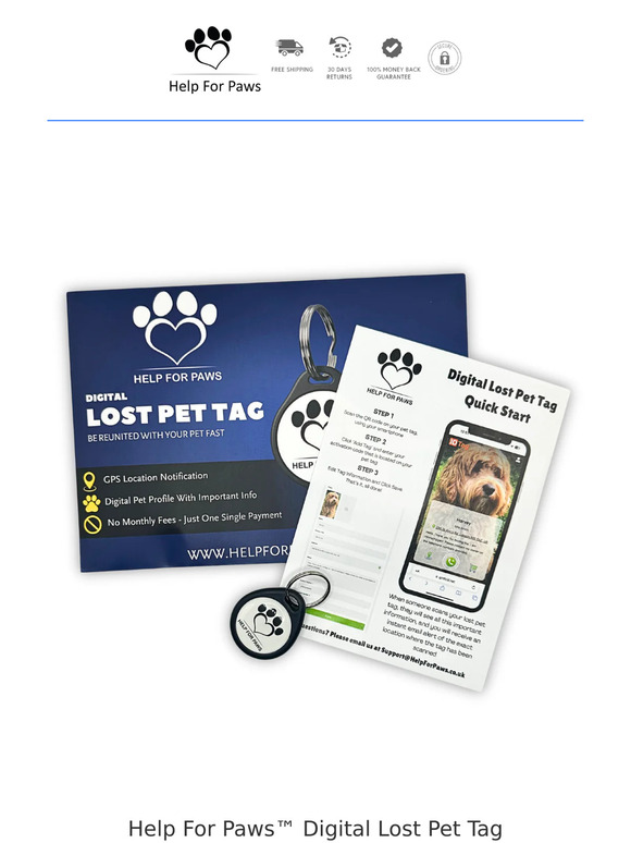 NEW Digital Pet Tags - Extra Security For Your Pet, A Must Have!