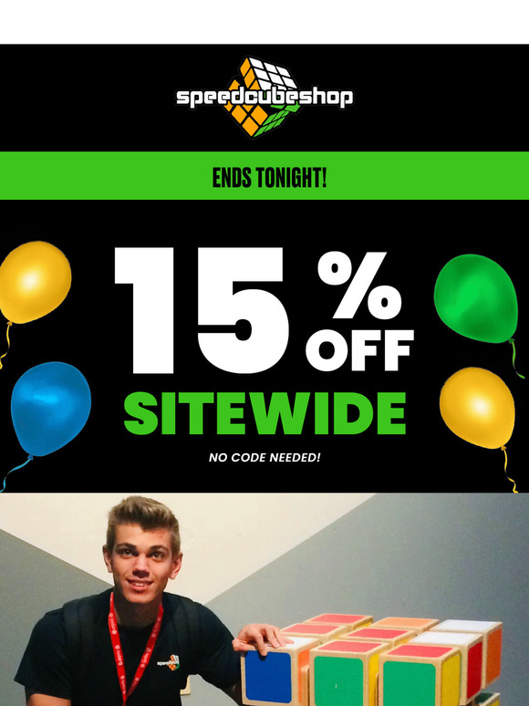 Last call for 15% off!