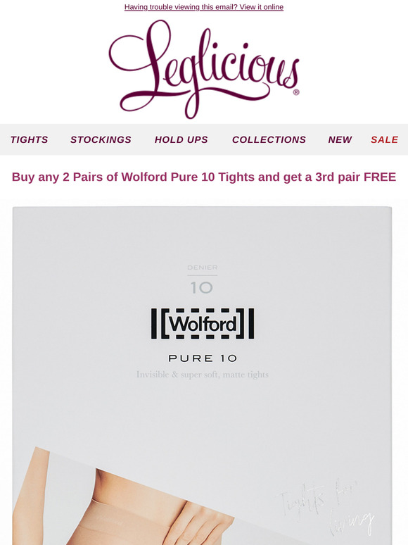 Buy 2 get 1 FREE on Wolford Pure 10 Tights