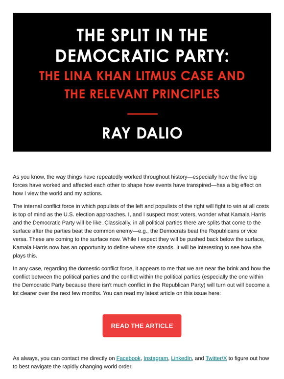 The Split in the Democratic Party