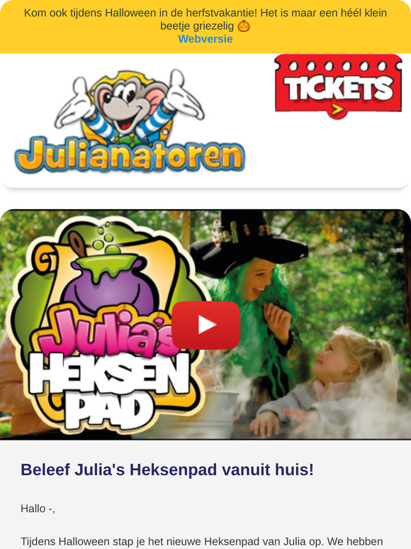 🔮 Beleef Julia's Heksenpad vanuit huis!