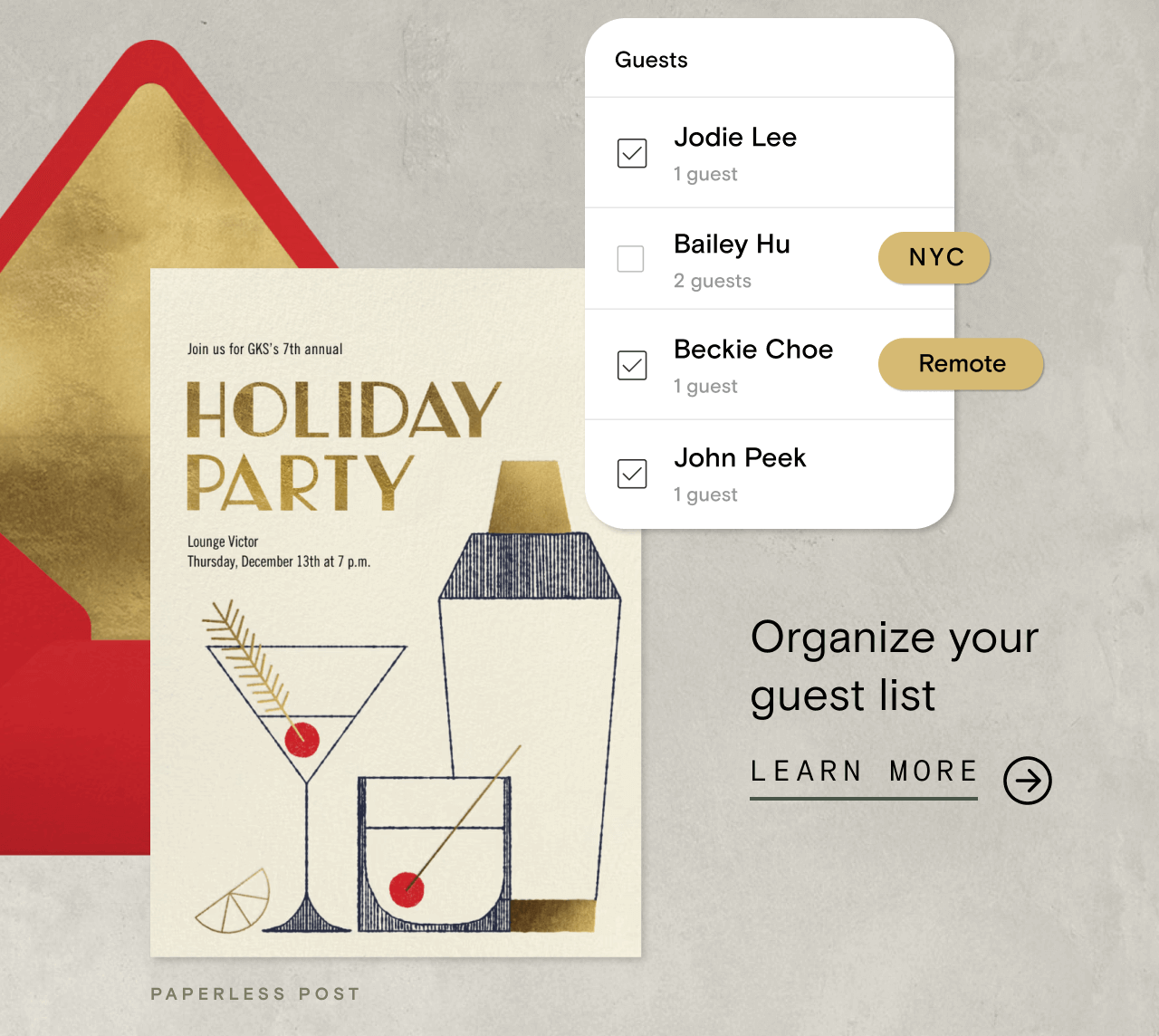 Paperless Post: Plan your holiday party like a pro | Milled