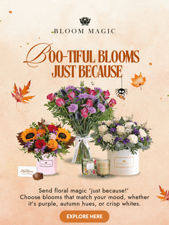 Surprise! A Just-Because Boo-quet Awaits