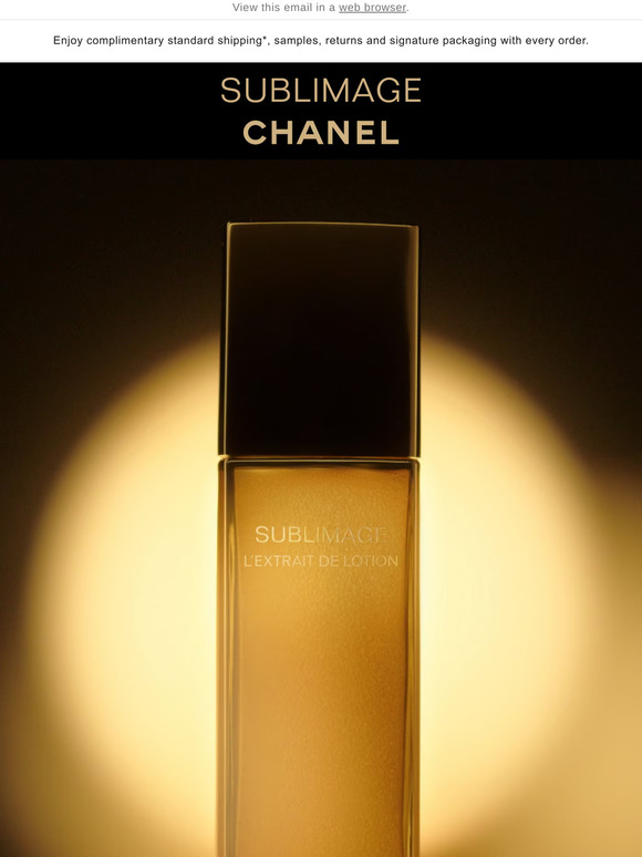 Chanel: New SUBLIMAGE L’EXTRAIT DE LOTION | Milled