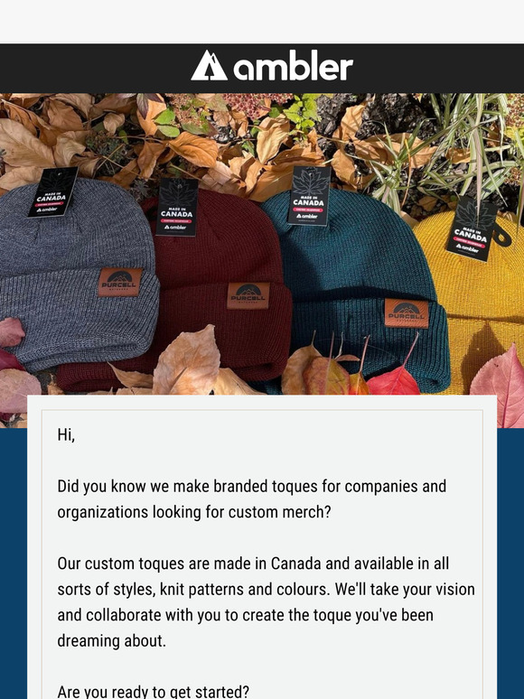 Your toques, your way