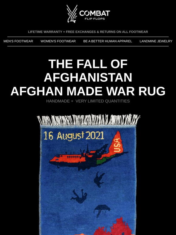 Air Combat Rug Combat Flip Flops: 💥 New Afghan War Rug + Black Cashmere Shemaghs 🔥 🔥 🔥 ...