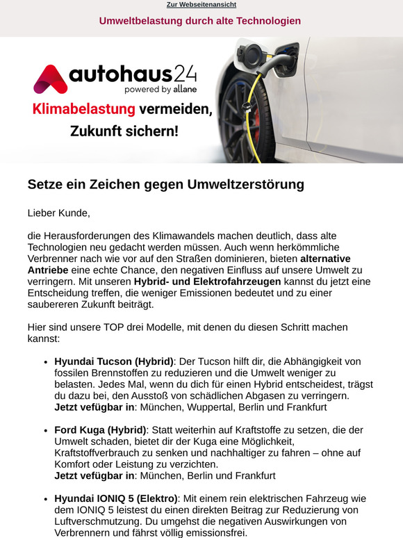 Weniger Emissionen – deine Entscheidung zählt!