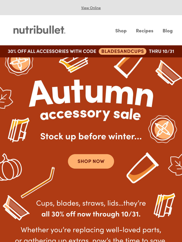 30% off accessories!