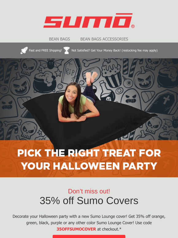 Spooktacular Savings: 35% Off Sumo Lounge Covers!