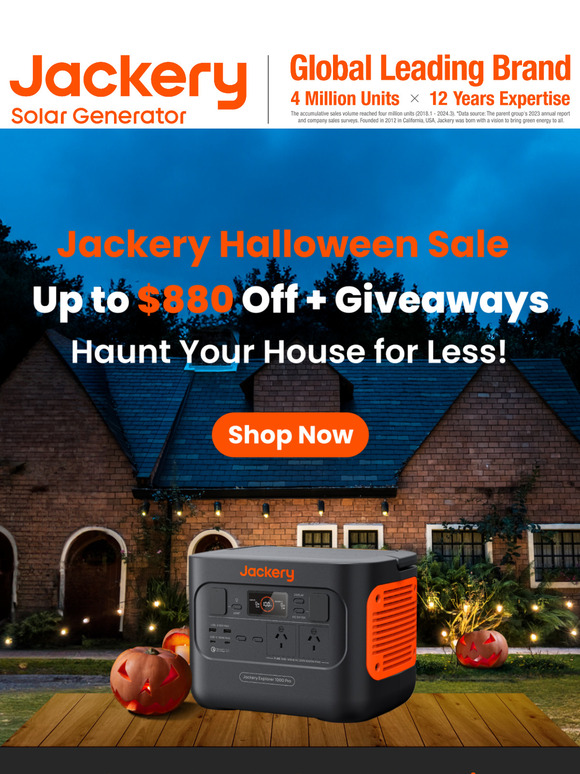 👻 Jackery Halloween Sale is ON!