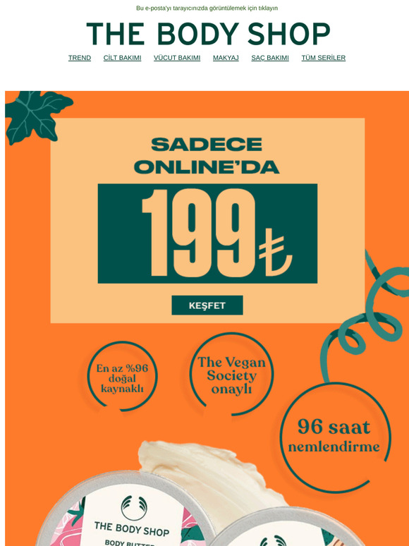 📣 Online'a Özel Seçili 50ml Body Butter'lar 199TL! 📣