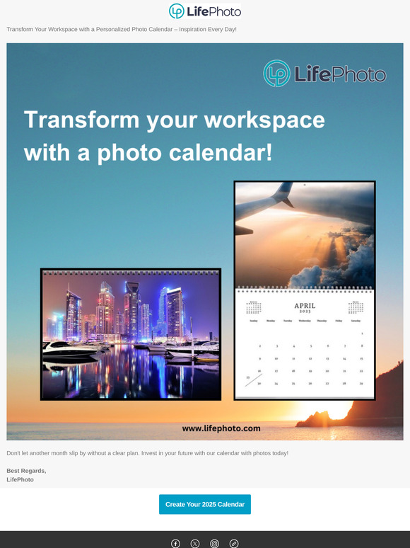 Transform Your Workspace with a Photo Calendar