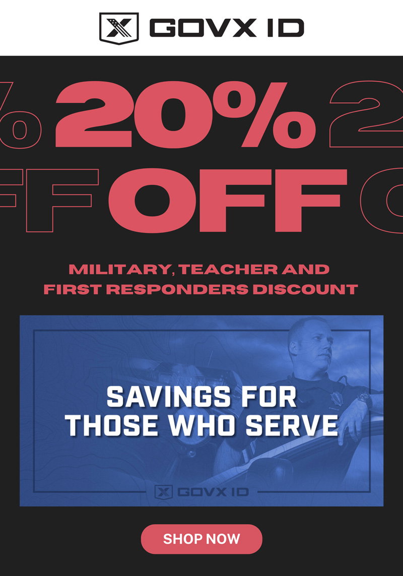 Government worker discounts powered by GovX