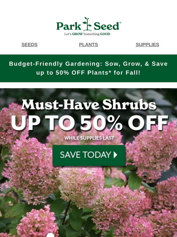 MustHave Shrubs as low as 17.95! Milled