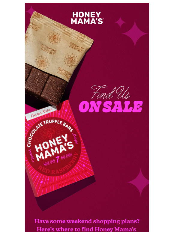 Honey Mama's on SALE in stores 🛒=