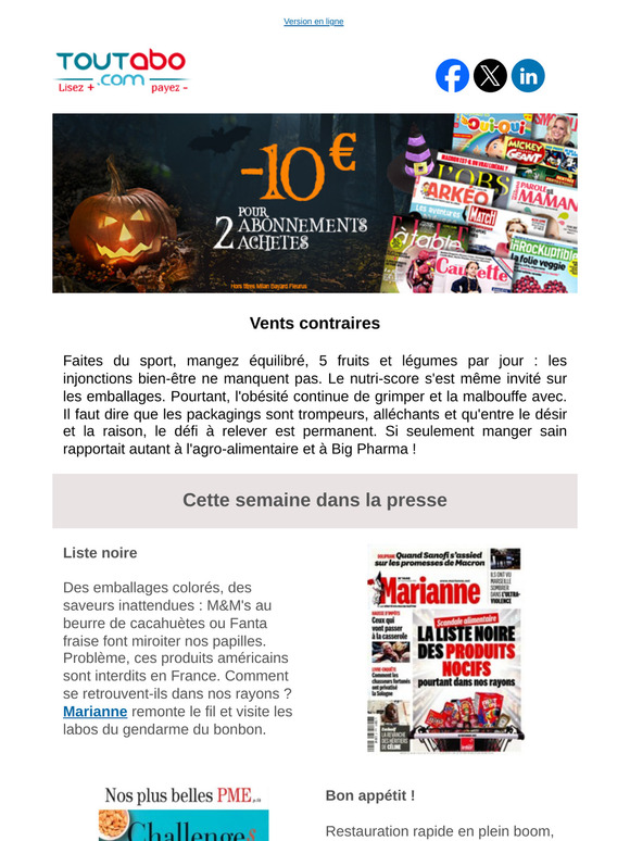 Vents contraires