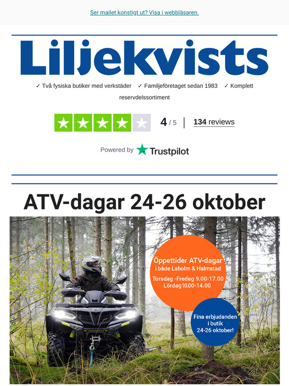 ATV-dagar 24-26 oktober😀