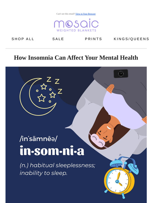 The Insomnia-Mental Health Connection 🧠💤