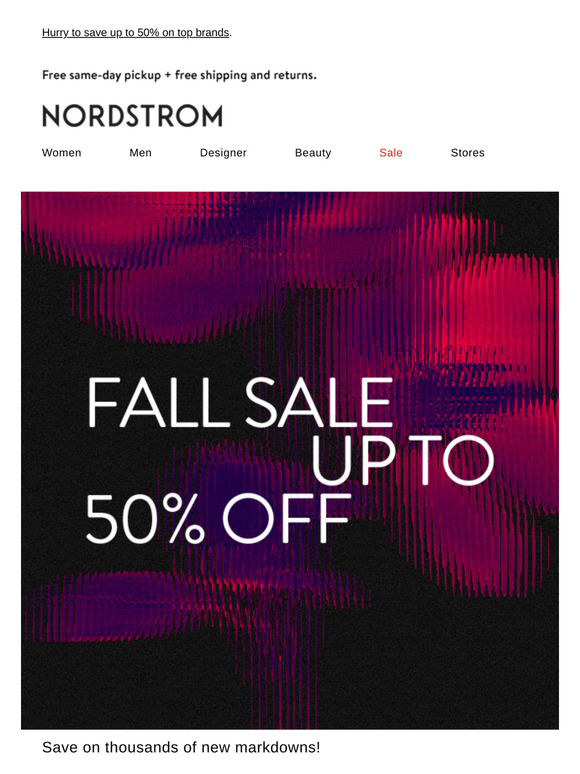 Nordstrom Email Newsletters Shop Sales, Discounts, and Coupon Codes