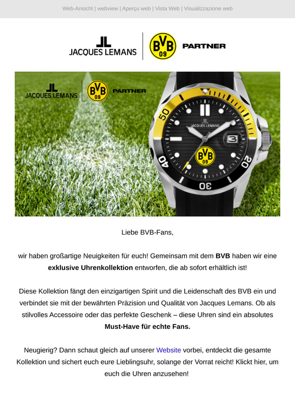 Wir präsentieren: die neue und exklusive BVB Kollektion