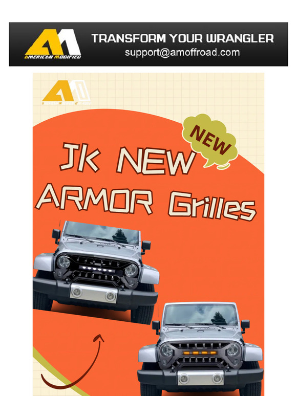 JK New Grilles On Sale