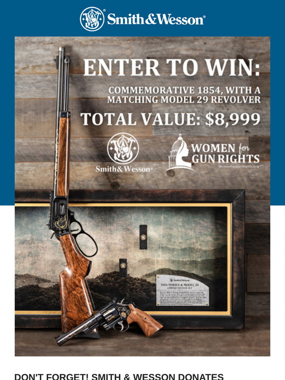 Smith & Wesson: Women for Gun Rights 1854 Raffle | Milled