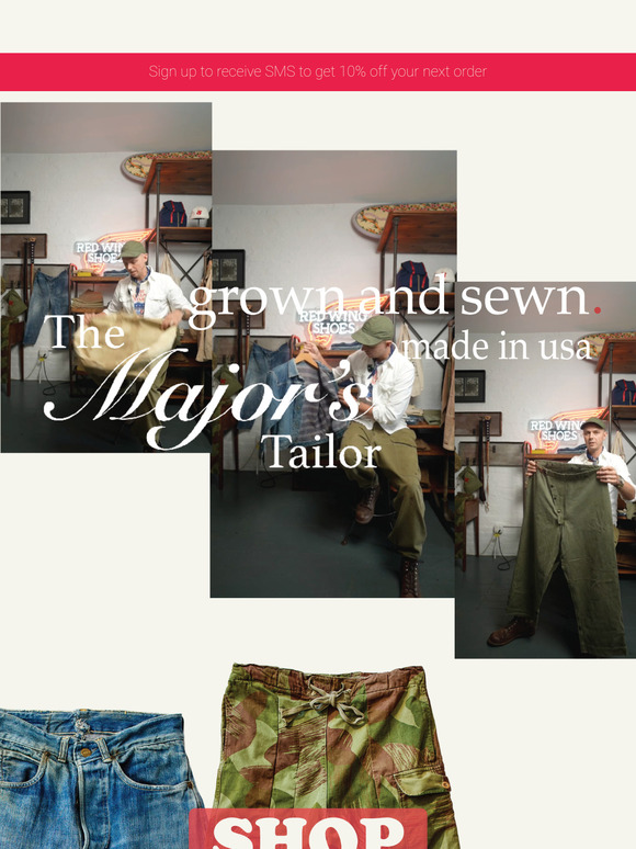 Grown and Sewn x The Majors Tailor Drop #2 is live!
