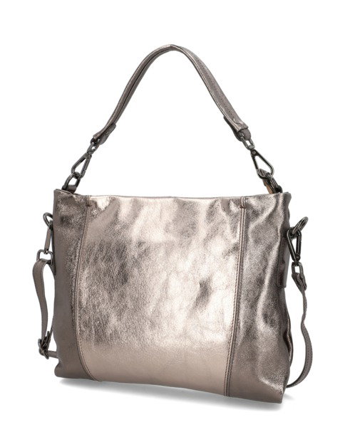 Glattleder Hobo Bag